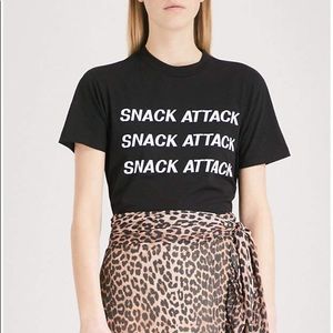 Ganni Snack Attack t shirt XS